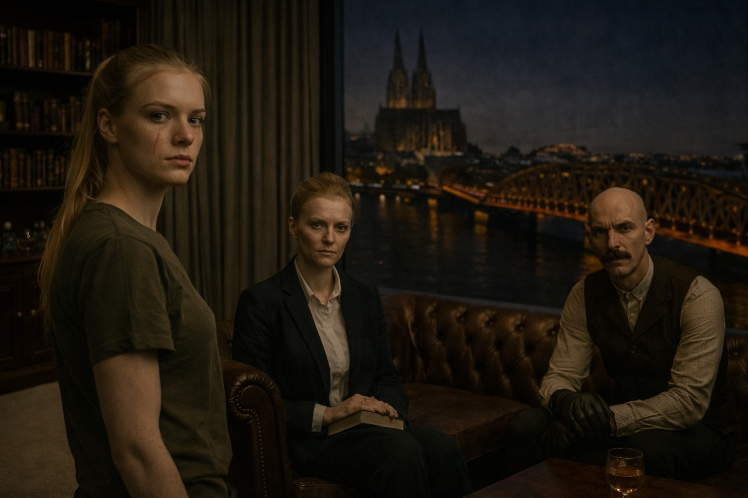 Elisabeth, Alicia und Samuel